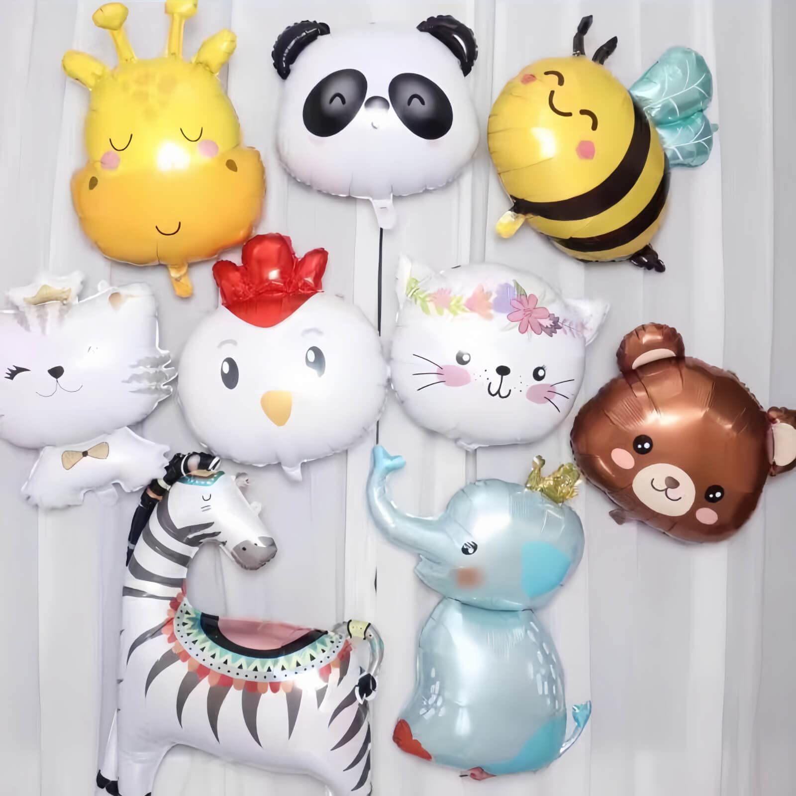 Amazon | タイガーバルーン 24インチ キリン ベア ライオン型 動物